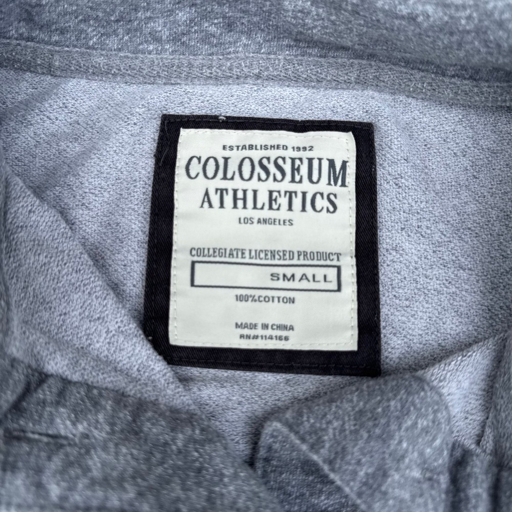 Florida Gators Colosseum Athletics Button Front Sweatshirt Gray Mens Small NCAA - Picture 6 of 7